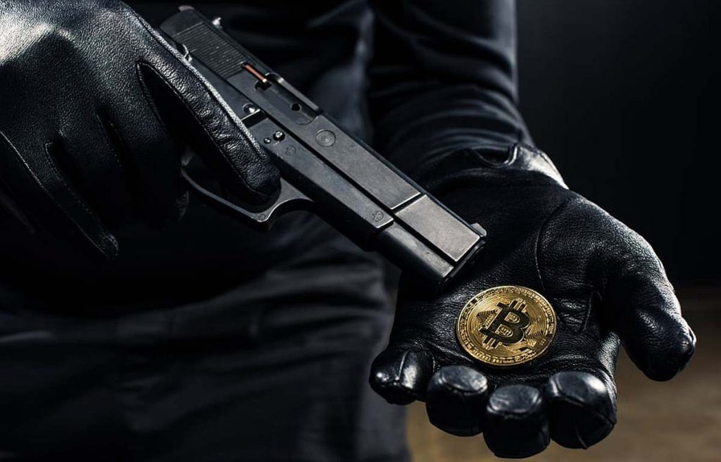 биткоин Bitcoin грабитель криптовалюта