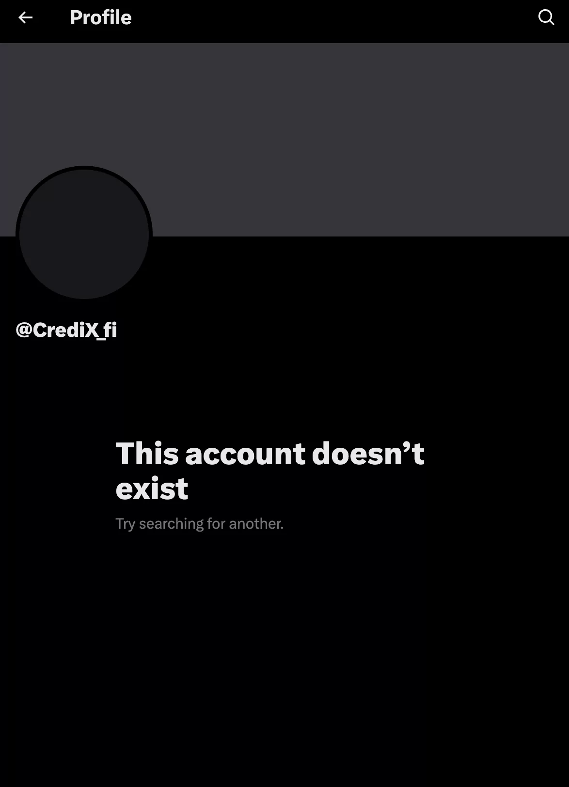 The CrediX team deactivates the X page. Image: X