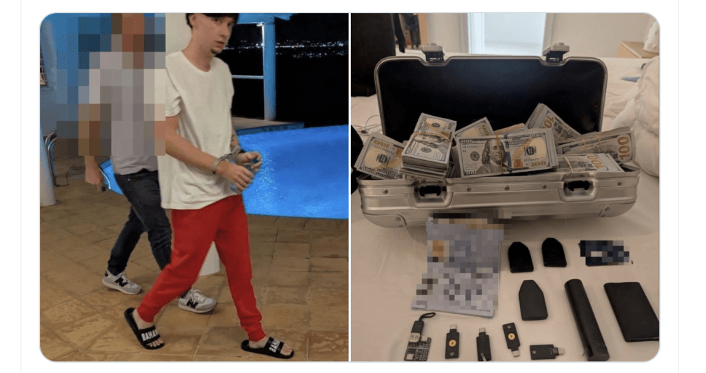 Изображение предоставлено директором ФБР Кашем Пателем.