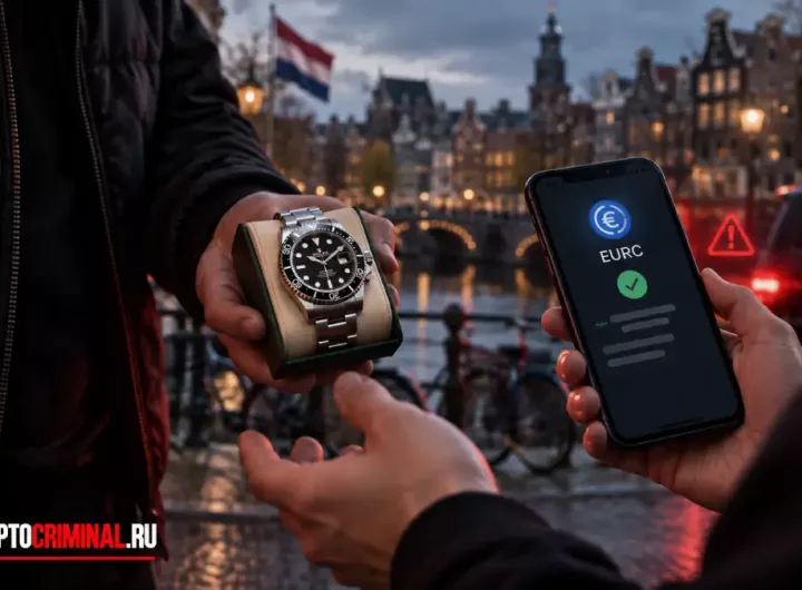 Мошенничество с поддельными EURC в Нидерландах при продаже часов Rolex