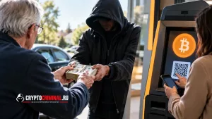 Мошенничество во Франклин-Тауншипе: передача наличных и перевод через биткоин-банкомат