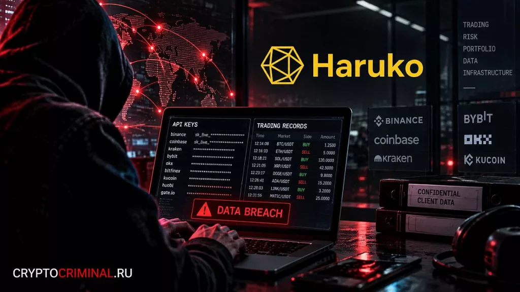 Взлом Haruko и утечка API-данных криптовалютных компаний
