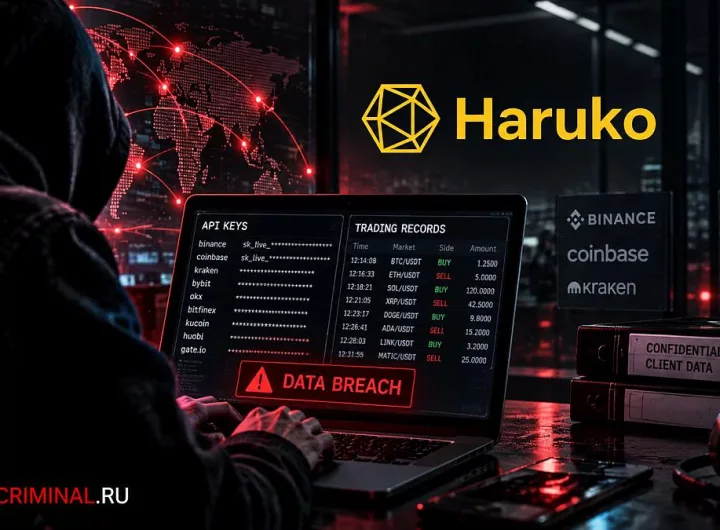 Взлом Haruko и утечка API-данных криптовалютных компаний