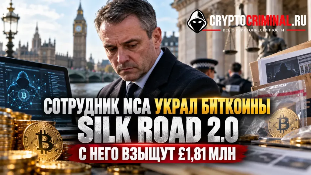 Сотрудник NCA украл биткоины Silk Road 2.0 — суд взыскал £1,81 млн