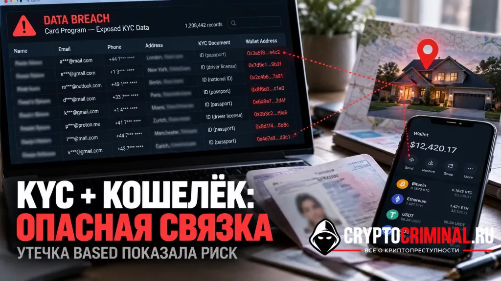 Утечка KYC-данных Based и риск связывания личности пользователя с адресом криптокошелька