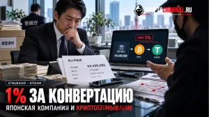 Расследование в Японии предполагаемой схемы конвертации преступных доходов через Bitcoin и USDT за комиссию 1%