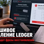 Поддельное обновление Ledger запрашивает 24 слова фразы восстановления